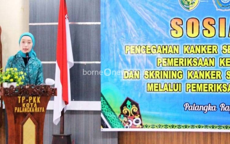 TP PKK Palangka Raya Sosialisasi Skrining Kanker Serviks dan Skrining Kanker Payudara Gratis