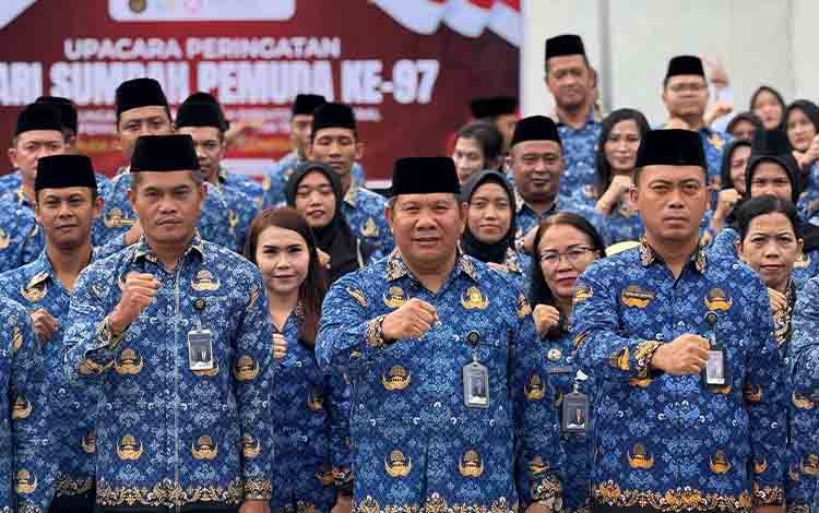 Kanwil Ditjenpas Kalteng Gelar Upacara Peringatan Hari Sumpah Pemuda ke-97