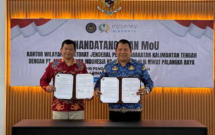 Ditjenpas Kalteng Gandeng Angkasa Pura Tingkatkan Keamanan dan Pembinaan Warga Binaan