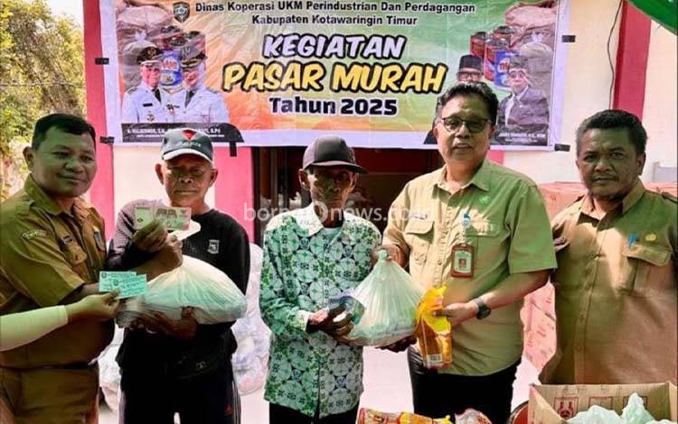 Pemkab Kotim Upayakan Harga Bahan Pangan Stabil Melalui Pasar Murah