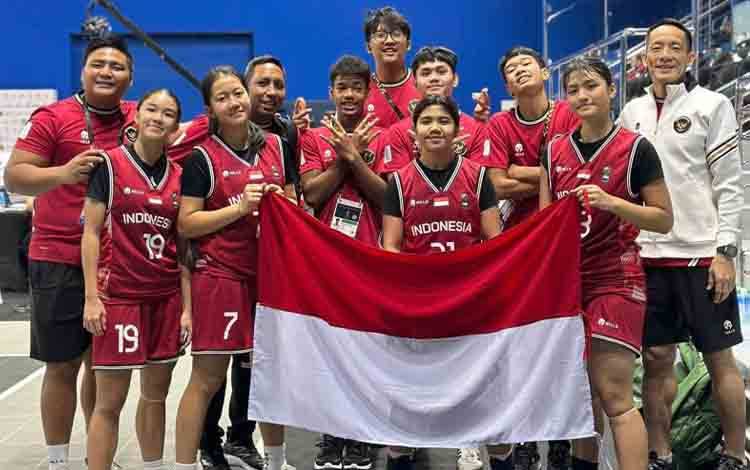Timnas 3x3 Putri Amankan Peringkat Enam Asian Youth Games 2025