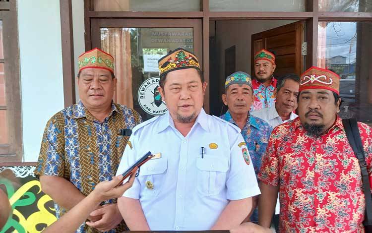 Bupati Katingan Saiful Resmi Calonkan Diri sebagai Ketua DAD 2025-2030