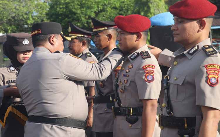 Polresta Palangka Raya Gelar Sertijab Pejabat Utama dan Kapolsek Jajaran