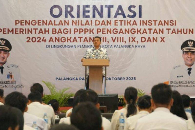 Pemko Palangka Raya Tambah 141 PPPK Perkuat Pelayanan Publik