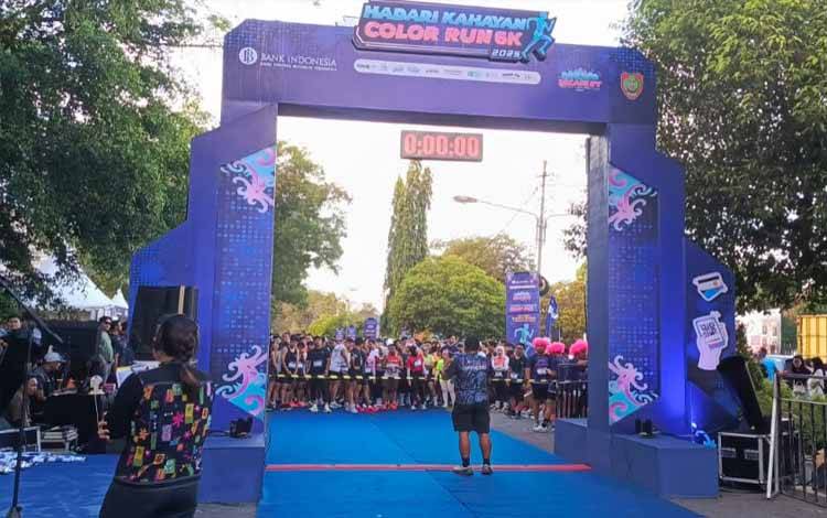 Hadari Kahayan Color Run 2025 Simbol Transformasi Ekonomi Digital di Kalimantan Tengah