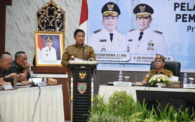Wagub Kalteng Buka Rakordalev Triwulan III Tahun 2025