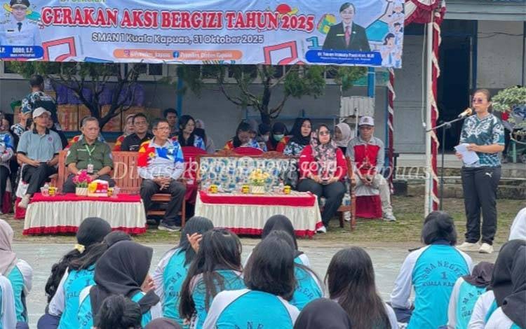 Edukasi Gizi Seimbang dan Minum TTD Jadi Fokus Aksi Bergizi Dinkes Kapuas