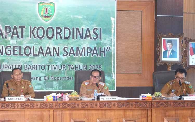 Pemkab Bartim Perkuat Sinergi Lintas Sektor untuk Tata Kelola Sampah Berkelanjutan