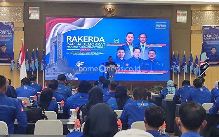 DPD Demokrat Kalteng Gelar Rakerda, Satukan Tekad Wujudkan Kepentingan Masyarakat