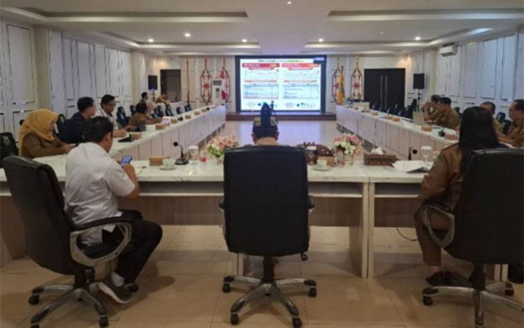 Tekan Inflasi Daerah, Bupati Kapuas Ikuti Rakor TPID Virtual Bersama Mendagri