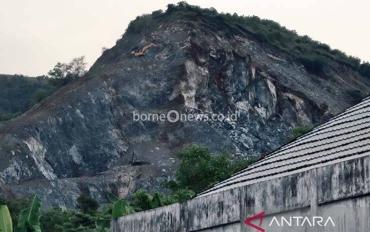 Polisi Selidiki Tambang Galian C Pasca Gunung Longsor di Banjar