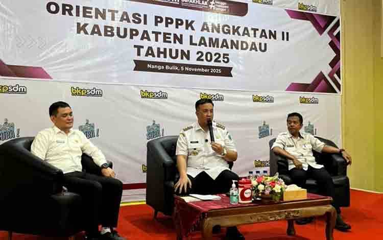 Bupati Lamandau Tekankan Adaptasi dan Ber-AKHLAK dalam Orientasi PPPK Angkatan II