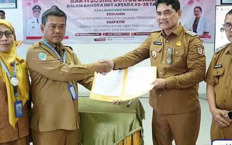 Bupati Luncurkan Program Parkir Gratis dan Dua Inovasi Layanan RSUD Muara Teweh