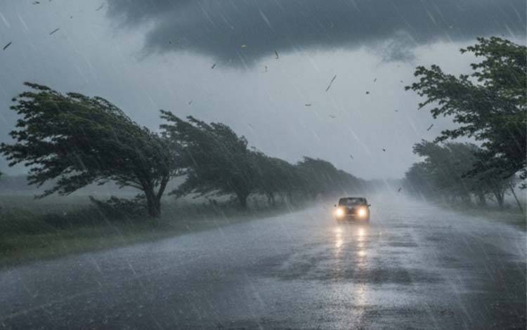 BMKG: Kecepatan Angin di Kotim Capai 58 Km/Jam Dipicu Awan Cumulonimbus