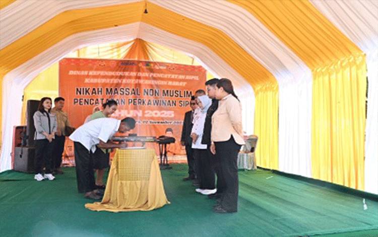 DPRD Kobar Apresiasi Nikah Massal Non Muslim di Arut Utara