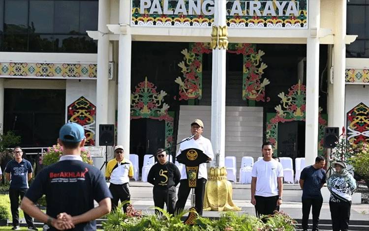 Pemko Palangka Raya Gelar Apel Pengarahan untuk Pejabat Eselon III dan IV demi Tingkatkan Inovasi dan Layanan Publik