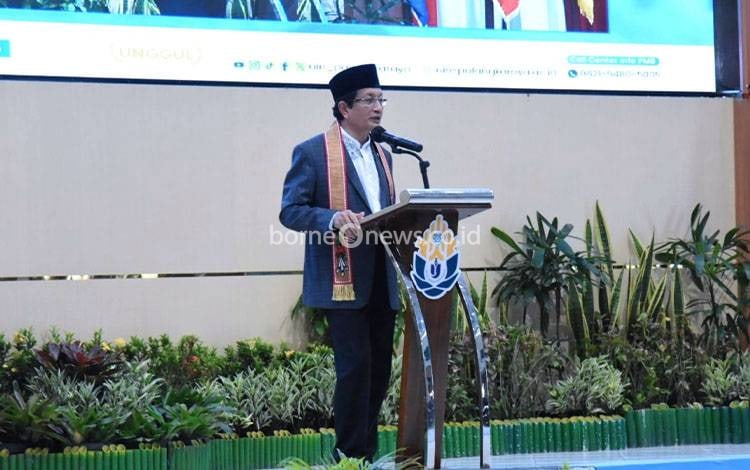 Menteri Agama Republik Indonesia Prof. K.H. Nasaruddin Umar saat di UIN Palangka Raya. (FOTO:BIRO ADPIM SETDA KALTENG)