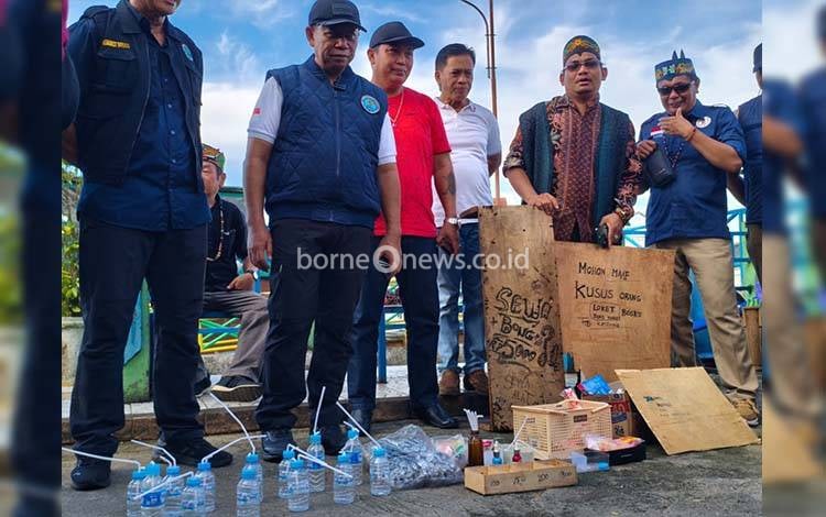 BNNP Kalteng-GDAN Gerebek Kampung Narkoba Puntun