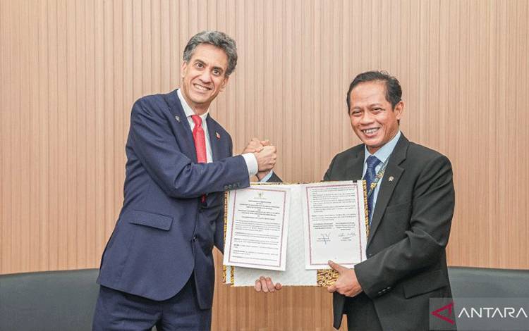 Indonesia MoU dengan Inggris Kembangkan Mitigasi Perubahan Iklim
