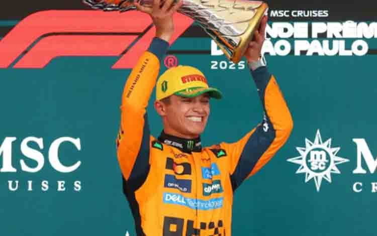 Lando Norris Kukuh di Puncak Klasemen Pembalap Usai Menangi GP Brasil