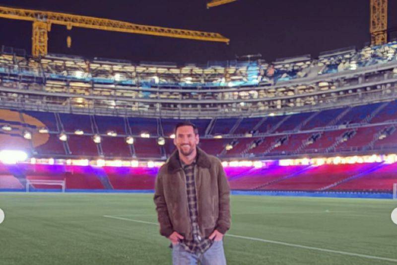 Messi Injak Camp Nou, Isyaratkan Kembali ke Barcelona