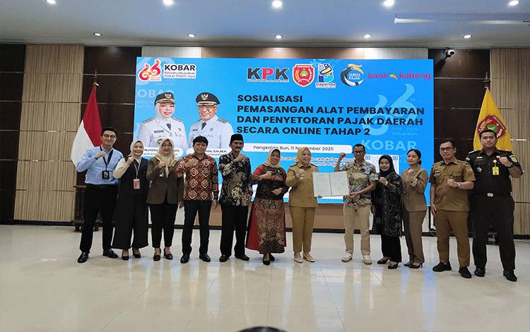 Pemkab Kobar Gelar Sosialisasi Tahap II Pemasangan Alat Pembayaran Pajak Daerah Online
