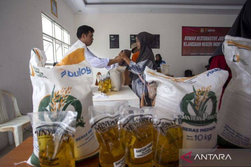 Penerima Bantuan Pangan di Gunung Mas Bertambah