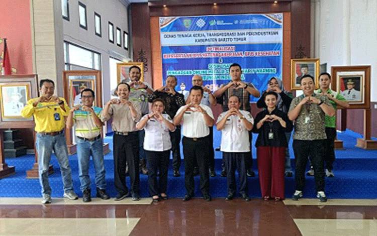 Barito Timur Dorong Kepesertaan BPJS dan Perkuat Hubungan Industrial Lewat Sistem SEHATI