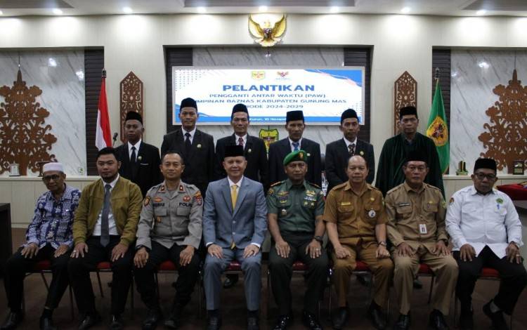 Bupati Gunung Mas Berharap Pimpinan Baznas yang Baru Bisa Lebih Optimal Menjalankan Tugas