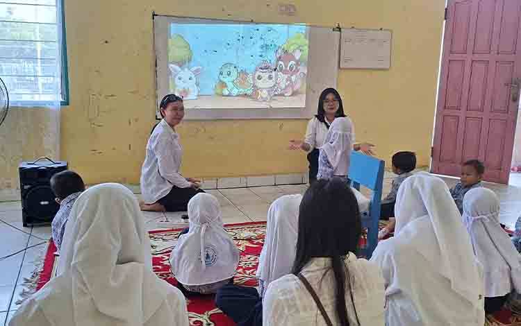 Kegiatan edukasi gizi di TK Shalahuddin Palangka Raya pada Rabu, 12 November 2025. (FOTO: ISTIMEWA)