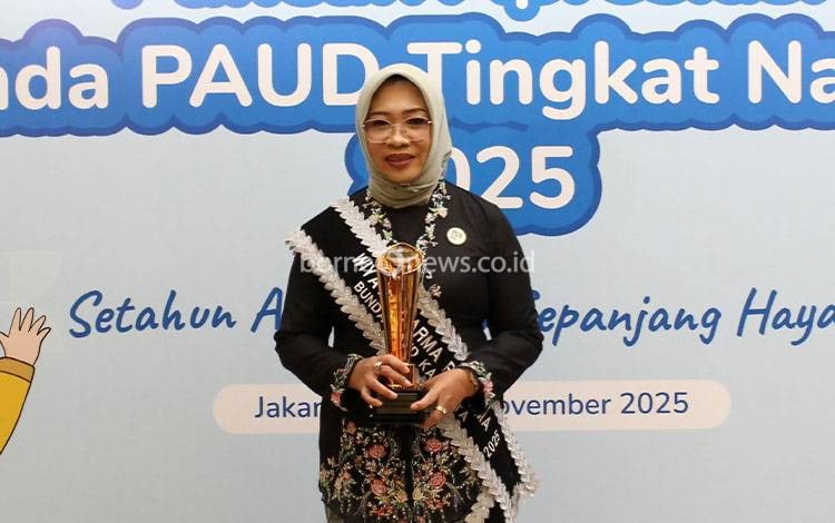 Bunda PAUD Kotim Raih Penghargaan Nasional