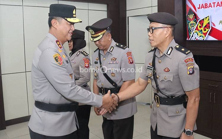 Tiga Jabatan Strategis di Polda Kalteng Berganti