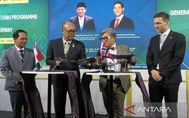 Indonesia-Norwegia Teken MoU Pembelian 12,5 Juta Ton CO2