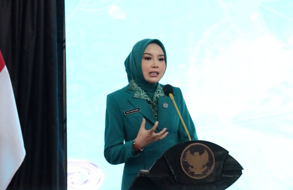 Bunda PAUD Provinsi Kalteng Aisyah Thisia Agustiar Sabran. (FOTO:TPPKK KALTENG)