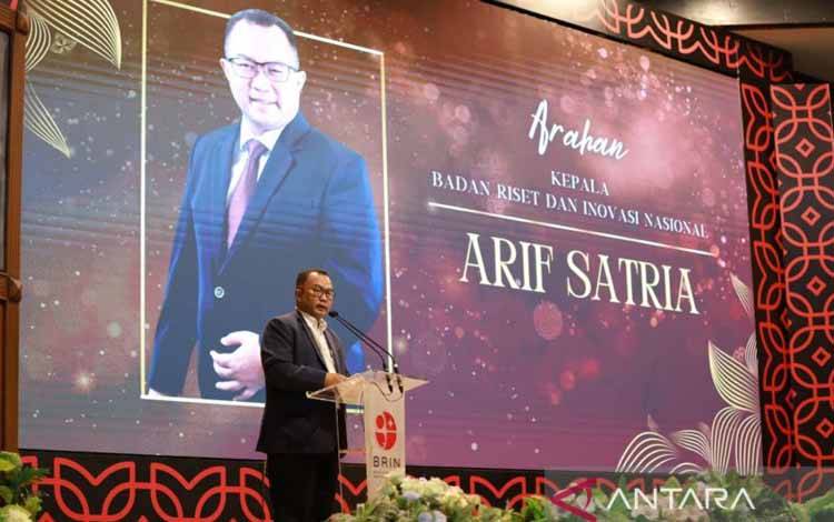 Kepala Badan Riset dan Inovasi Nasional (BRIN) Arif Satria. ANTARA/HO-BRIN