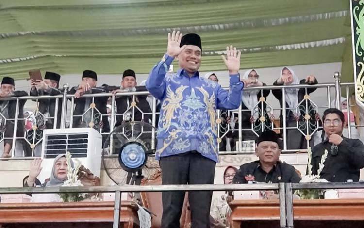 Wakil Wali Kota Palangka Raya Beri Semangat Kafilah Palangka Raya di MTQH XXXII