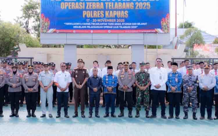 Operasi Zebra Telabang 2025 di Kapuas Libatkan 358 Personel