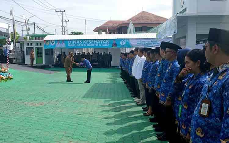 Bupati Barito Utara Sampaikan Pesan Menkes pada Hari Kesehatan Nasional