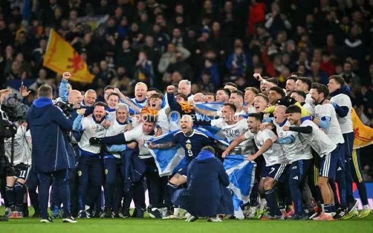 Lolos Dramatis ke Piala Dunia, Skotlandia Akhiri Penantian 28 Tahun
