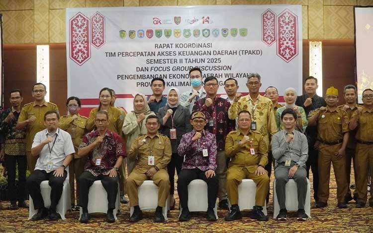 TPAKD Kalteng Rumuskan Fokus Pengembangan Ekonomi Daerah Semester II 2025