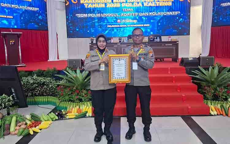 Raih Peringkat Tertinggi Penginputan SIPP, Polres Kapuas Terima Penghargaan dari Kapolda Kalteng