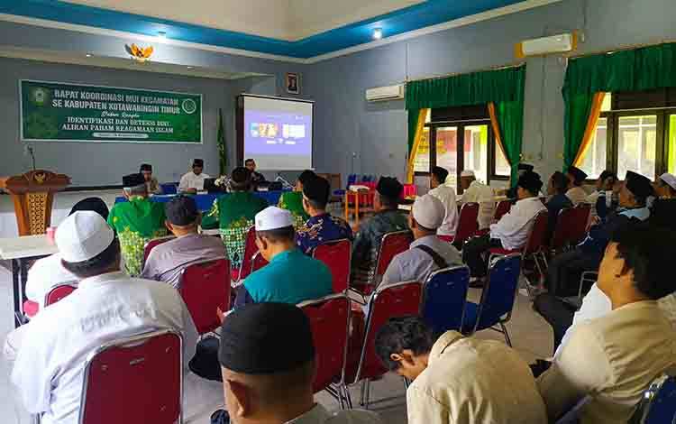 MUI Kotim Gelar Rapat Koordinasi Cegah Aliran Menyimpang