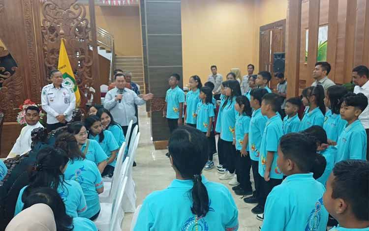 Bupati Kotim Harap Kontingen Pesparani Kotim Raih Prestasi pada Ajang Perdana Tingkat Provinsi Kalteng