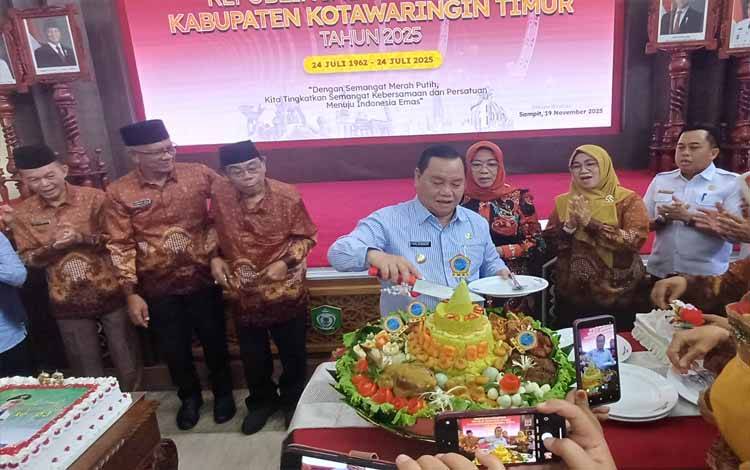 Bupati Kotim Harap PWRI Terus Jadi Mitra Strategis Pemerintah di Usia ke-63 Tahun