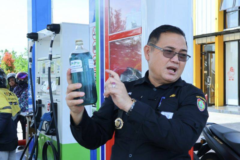 Disdagperin Kalteng Sidak SPBU Pastikan Akurasi Takaran BBM