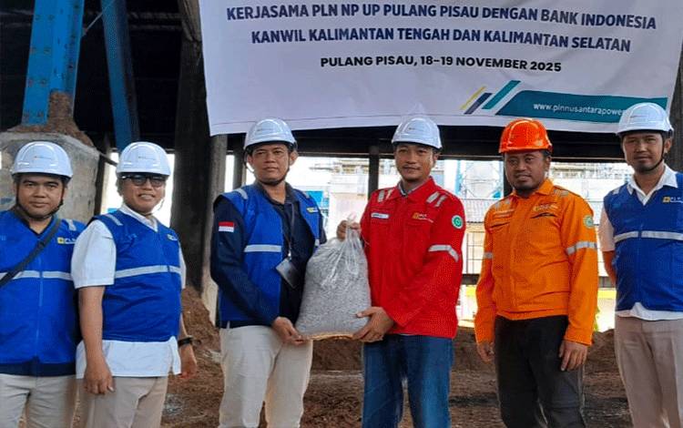 BI Kalten-Kalsel Gelar Uji Coba Co-Firing Limbah Racik Uang Kertas di PLTU Pulang Pisau
