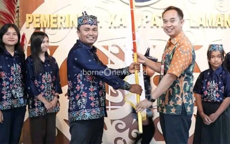Pemkab Lamandau Lepas Kontingen Tandak Intan Ke-12 Tingkat Provinsi