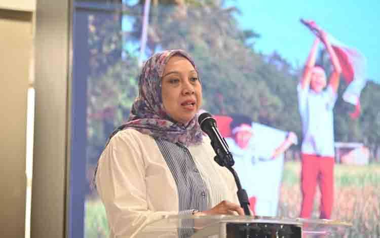 Plt. Deputi Bidang Perlindungan Khusus Anak Kementerian Pemberdayaan Perempuan dan Perlindungan Anak Ratna Susianawati dalam acara Diseminasi Pemetaan Rencana Tindaklanjut atas Rekomendasi Komite Hak Anak PBB di Jakarta, Rabu (19/11). ANTARA/HO - Kementerian Pemberdayaan Perempuan dan Perlindungan Anak. ANTARA/HO-KemenPPPA