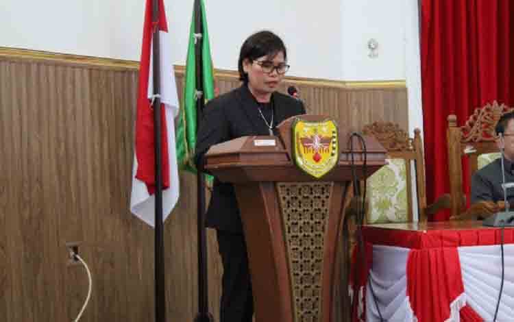Fraksi PDIP DPRD Gumas Beri Saran Masukan kepada OPD