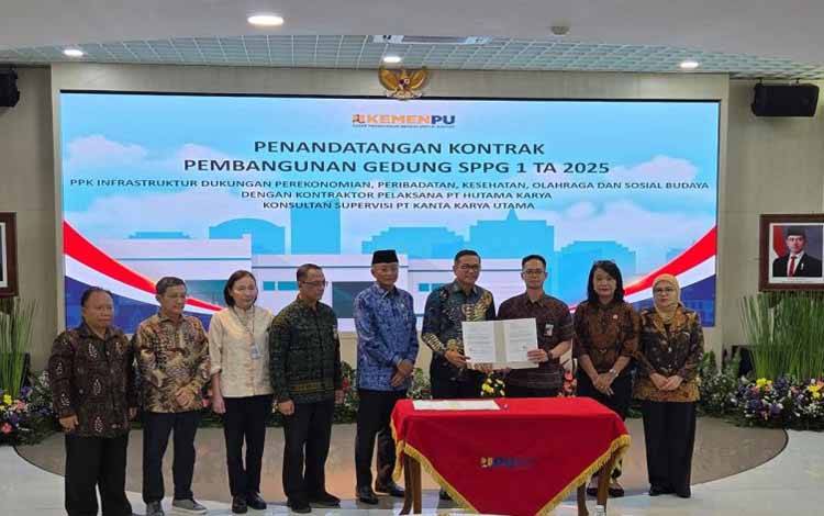 Kementerian PU Teken Kontrak untuk Bangun SPPG di 152 Lokasi